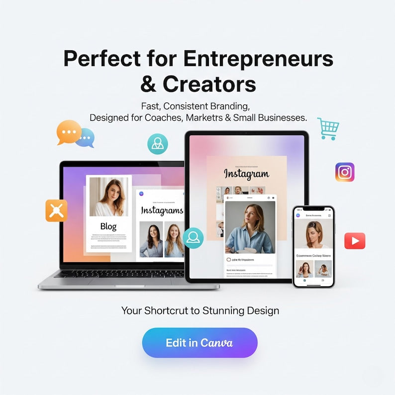Struggling to Design Your Business? 10,000+ Ready-Made Canva Templates Bundle — For Restaurants, Salons, Gyms & 50+ Niches | Instant Download bibliogoo